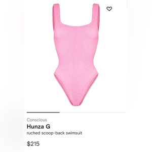 💗 HUNZA G 💗 pink one piece